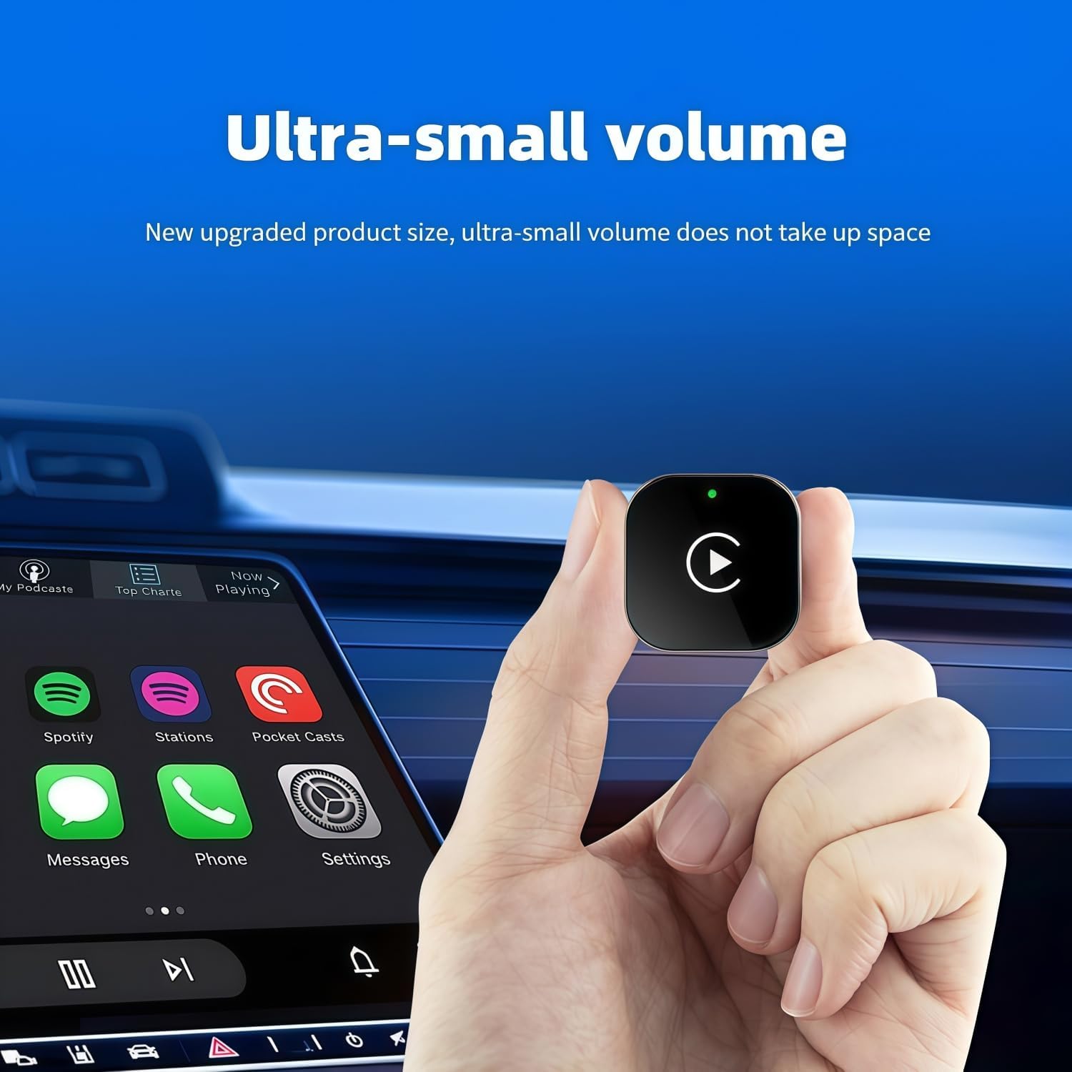 Adaptador inalámbrico CarPlay 2 en 1 para iPhone y adaptador automático inalámbrico. - Imagen 5
