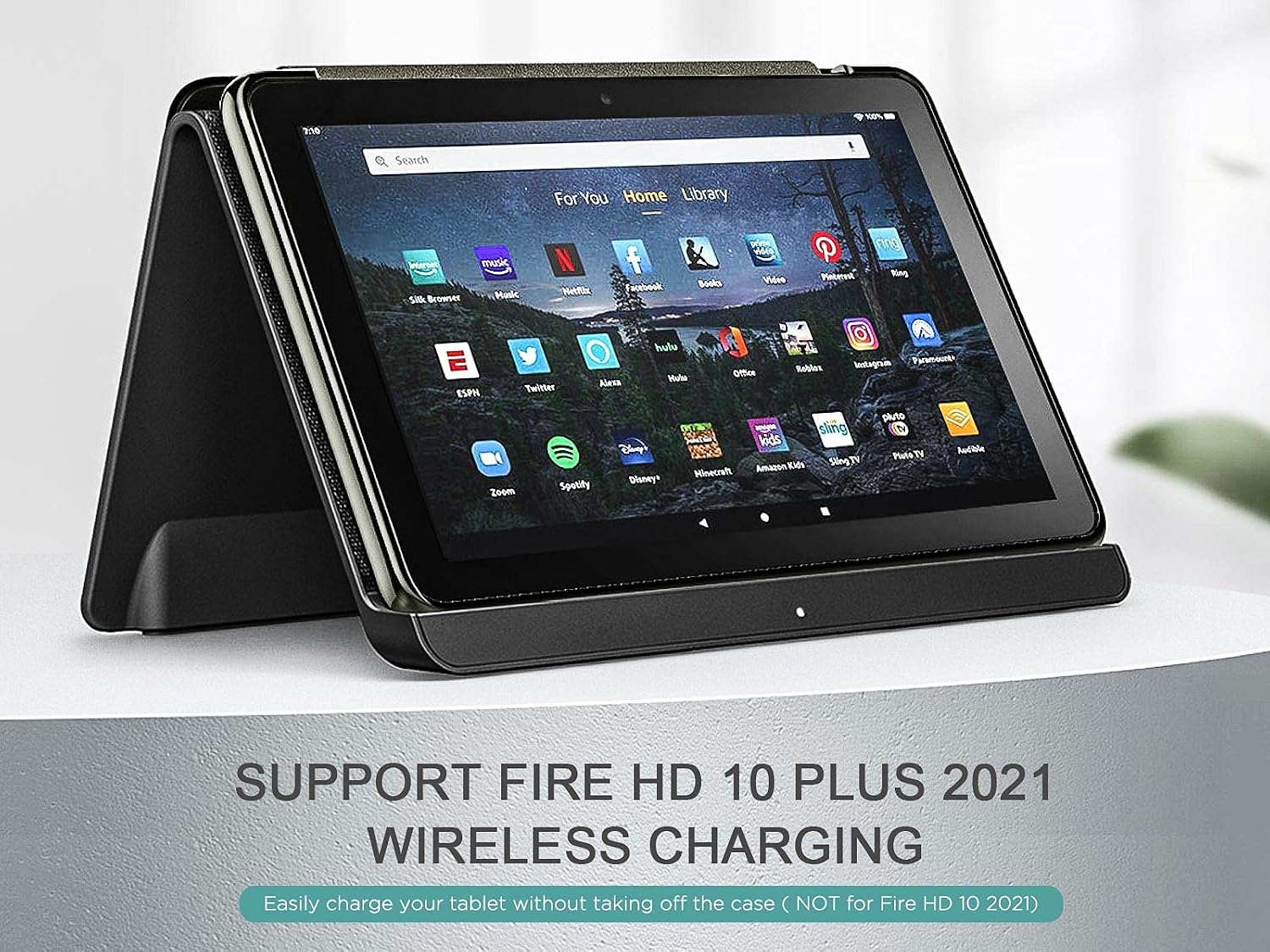 MoKo - Funda para tablet compatible con Fire HD 10 y 10 Plus (11a generación, versión 2021). - Imagen 3