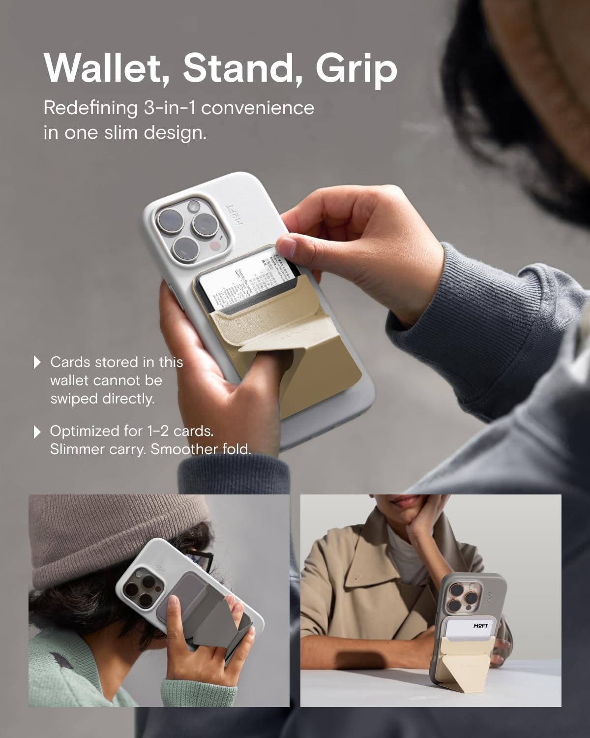 MOFT Soporte de Portafolios Magnético Compatible con iPhone Series 17/16/15/14/13/12. - Imagen 5