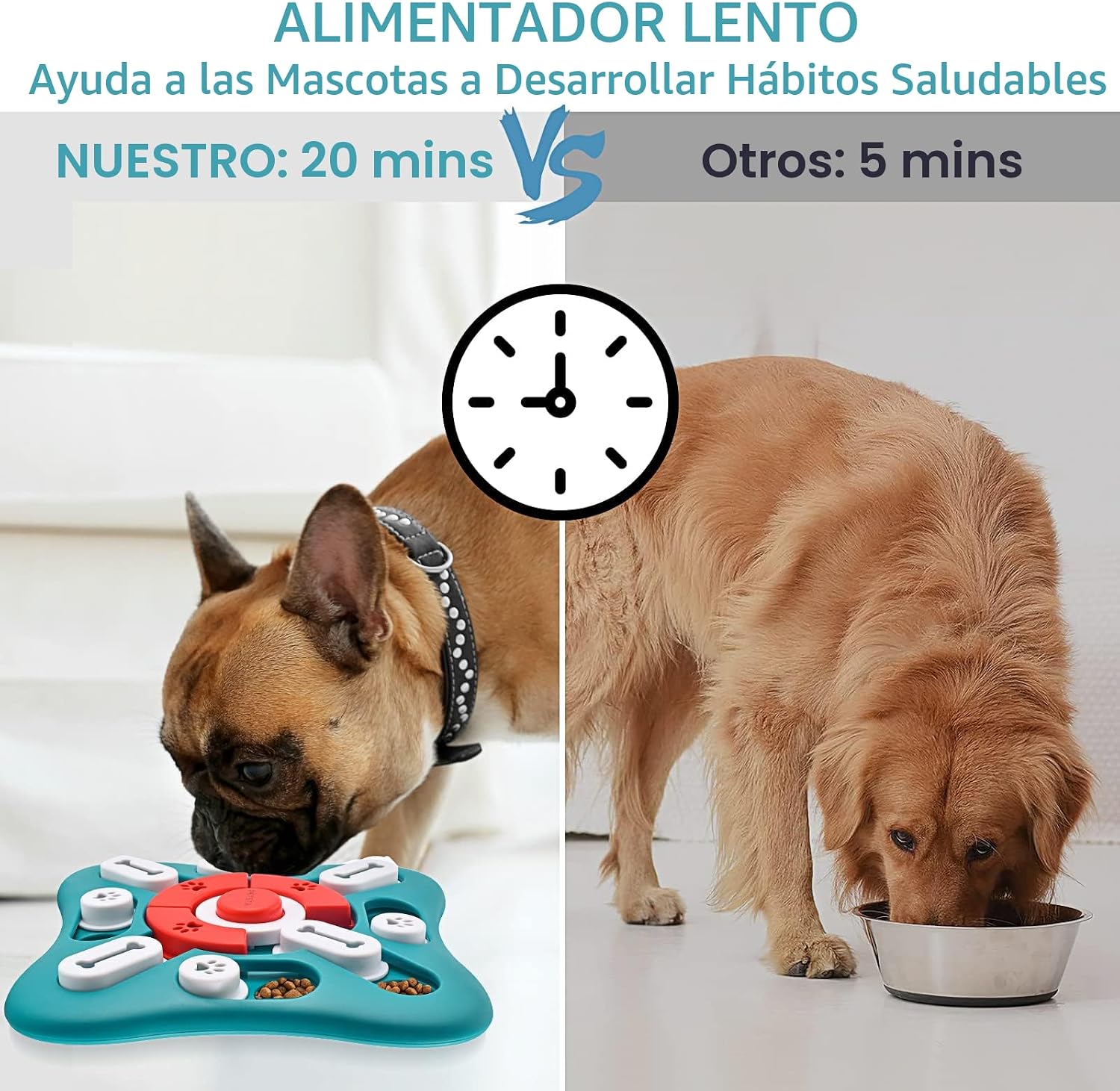 PETSTA Juguetes de Rompecabezas para Perros, Juguetes de Enriquecimiento para Perros. - Imagen 3