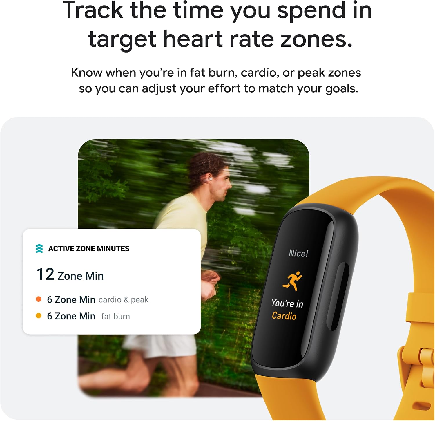 Fitbit Inspire 3 rastreador de salud y fitness con control del estrés, intensidad de entrenamiento. - Imagen 5
