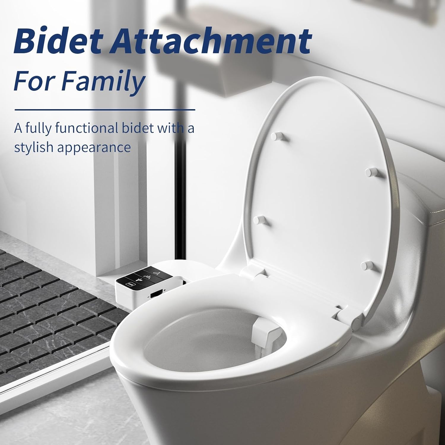 Accesorio de bidé para inodoro, bidé retráctil autolimpiante para agua fría. - Imagen 5