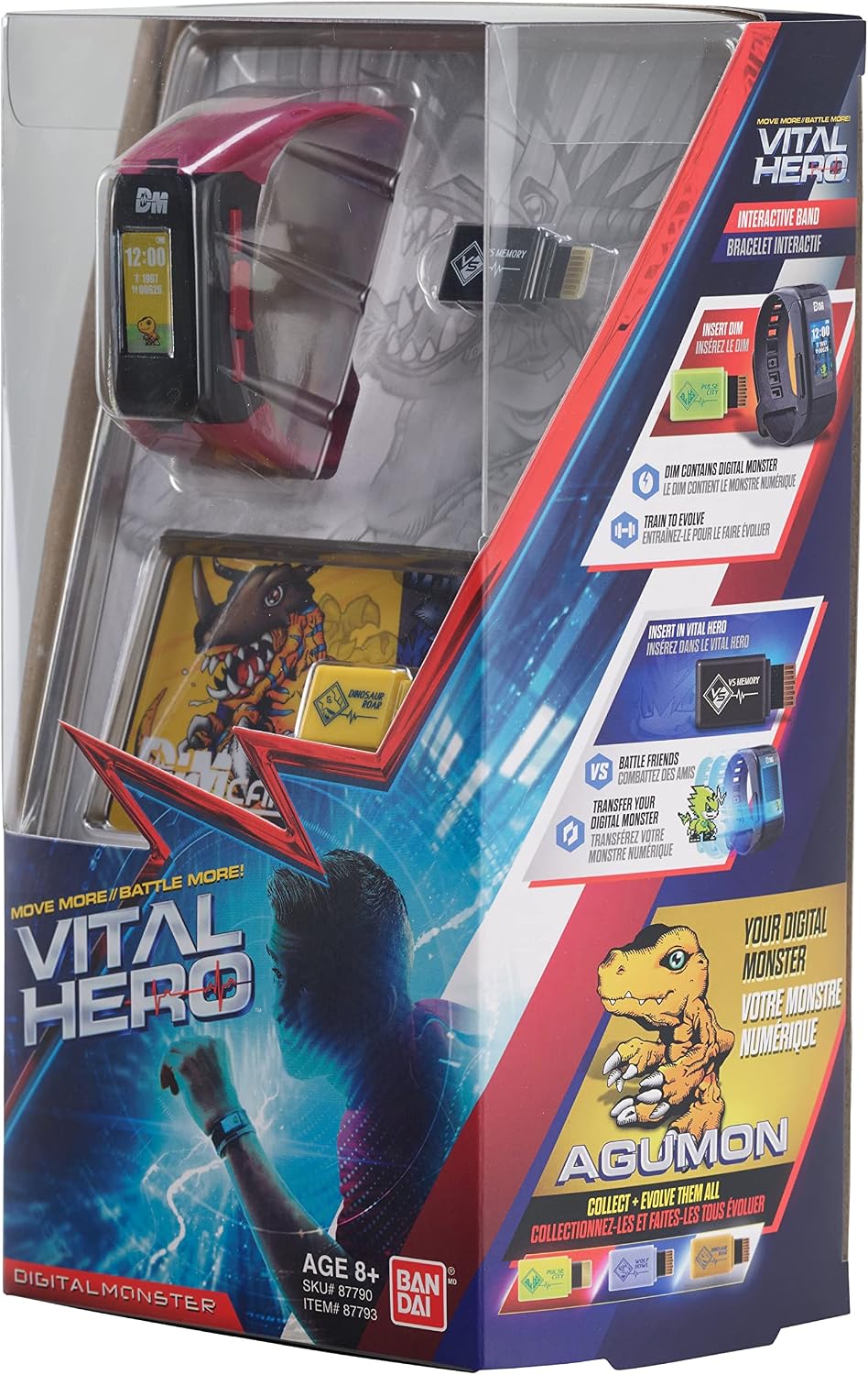 Bandai Namco - Digimon - Vital Hero Interactive Fitness Tracker/Reloj Digital. - Imagen 5