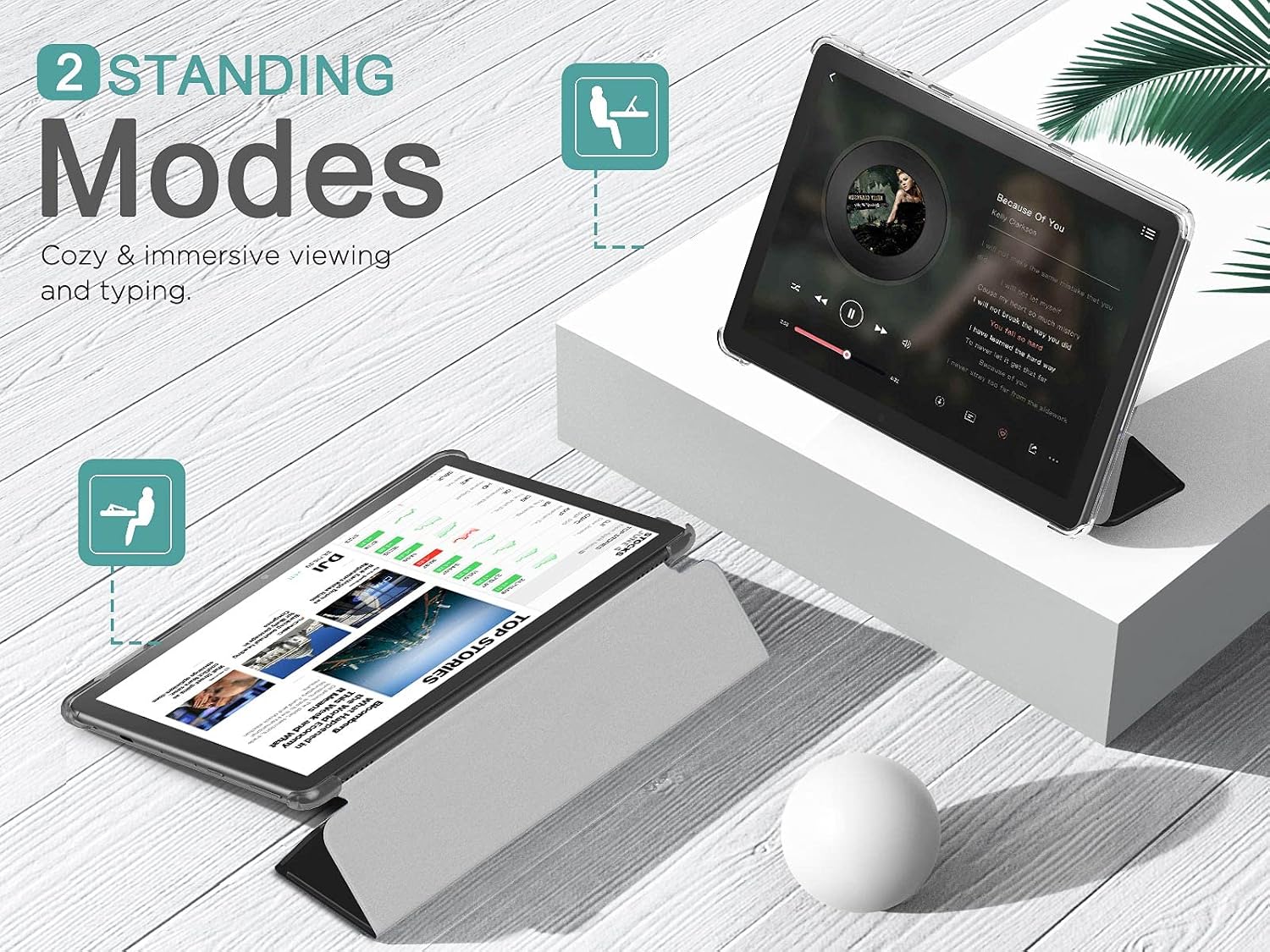 MoKo - Funda para tablet compatible con Fire HD 10 y 10 Plus (11a generación, versión 2021). - Imagen 5