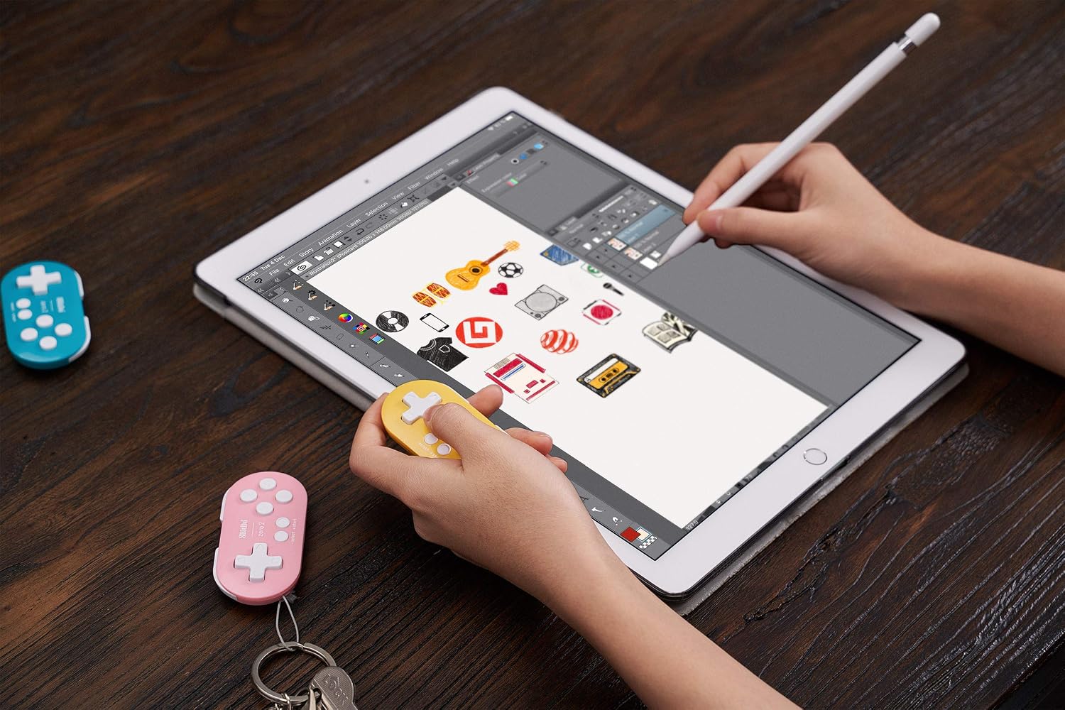 Nargos 8Bitdo Zero 2 Bluetooth Mini Controlador en Forma de Llavero para Nintendo Switch, Windows. - Imagen 5