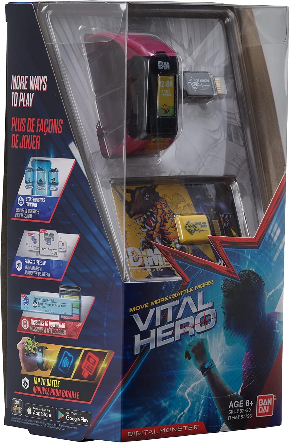 Bandai Namco - Digimon - Vital Hero Interactive Fitness Tracker/Reloj Digital. - Imagen 4