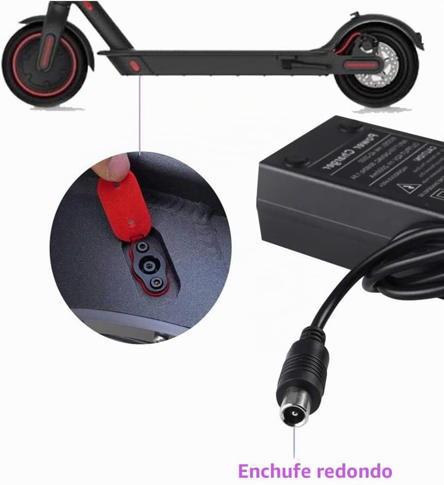 Adaptador de corriente de 42V 2A para cargador de pájaro y lima. - Imagen 6