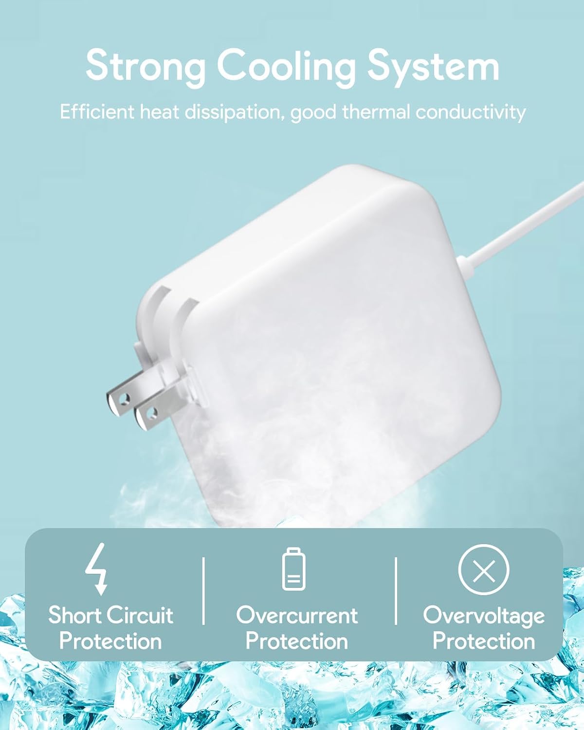 NSPENCM Cargador para Mac Book Pro de 85 W, adaptador de corriente de reemplazo AC de 85 W. - Imagen 3