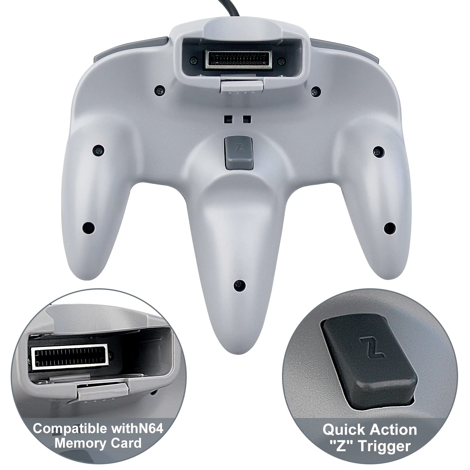Nintendo 64 Grey Controller (Generic) por ostent - Imagen 3