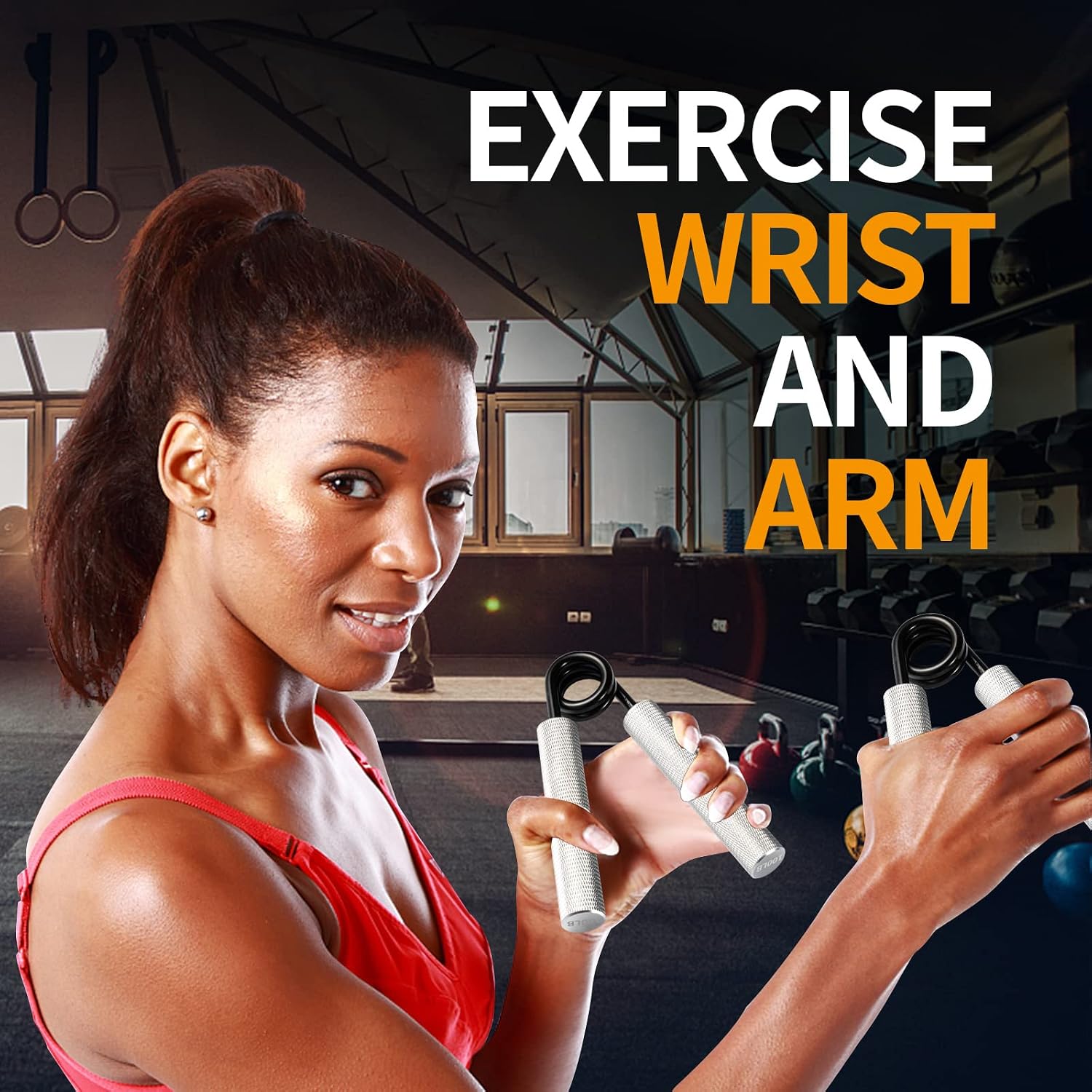Grip Strength Trainer Set, 6 Pack, 50-350LB, Wrist Forearm Strengthener. - Imagen 5