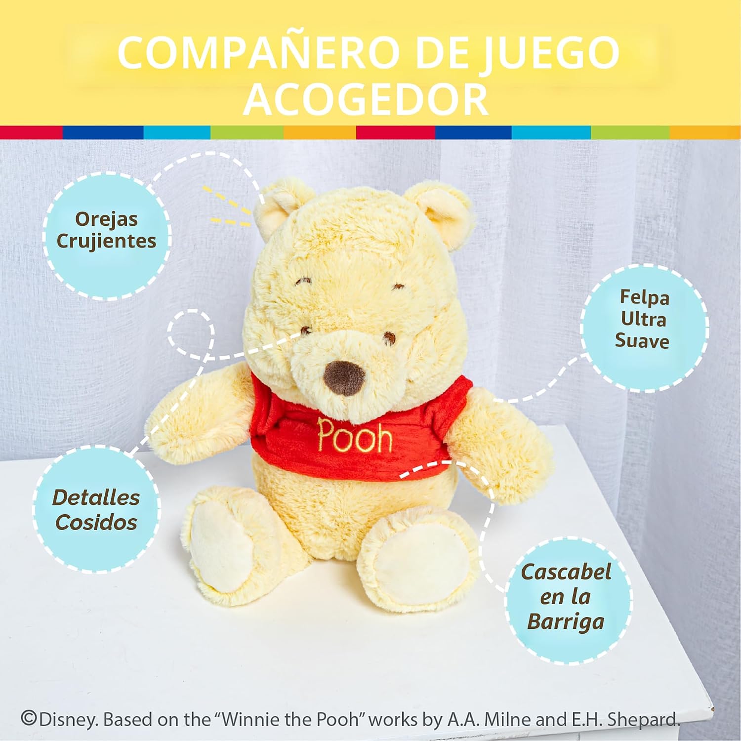Muñecos de peluches preferidos de los niños de Disney, Winnie the Pooh - Imagen 3