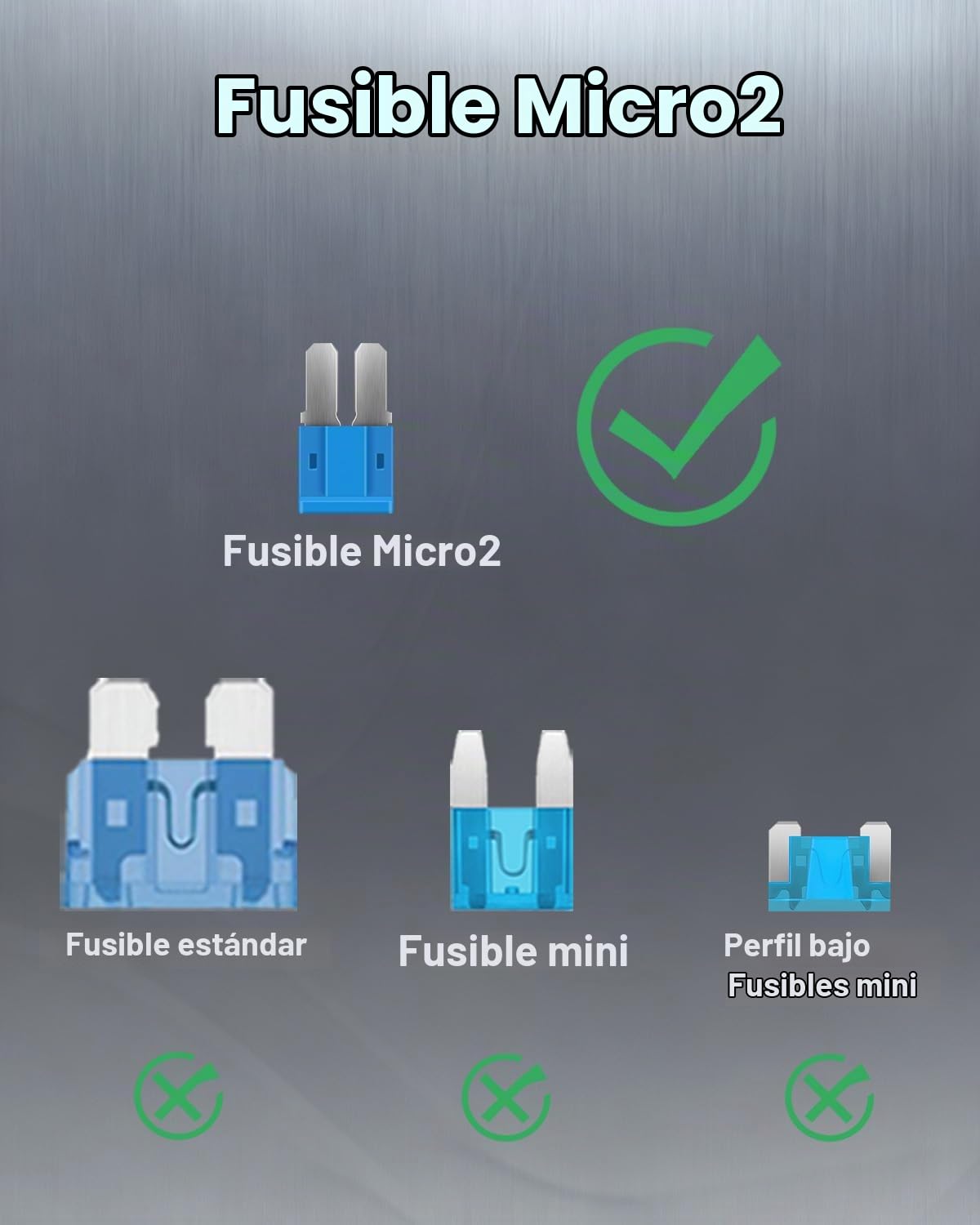Riseuvo Kit de 126 fusibles Micro 2 – Micro2 ATR Kit surtido de fusibles de cuchilla automotriz. - Imagen 3