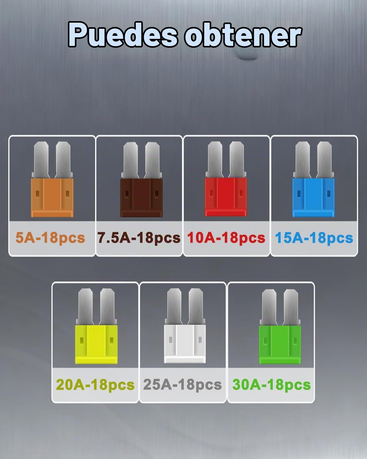 Riseuvo Kit de 126 fusibles Micro 2 – Micro2 ATR Kit surtido de fusibles de cuchilla automotriz. - Imagen 4