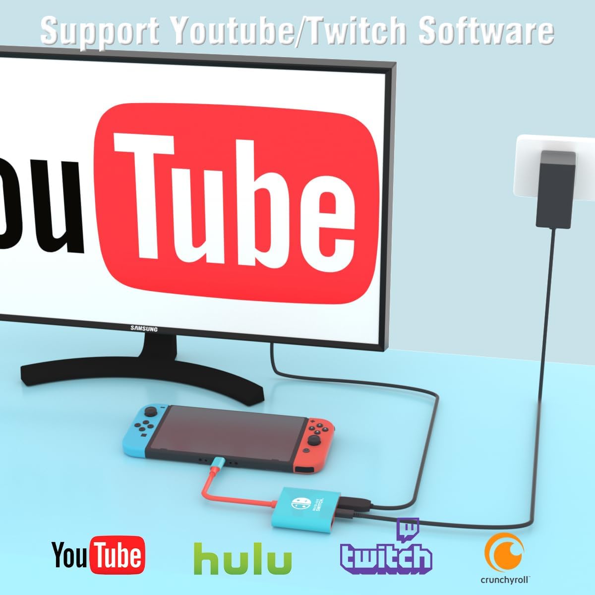 Switch Dock para estación de acoplamiento Nintendo Switch, adaptador portátil de Nintendo TV. - Imagen 4