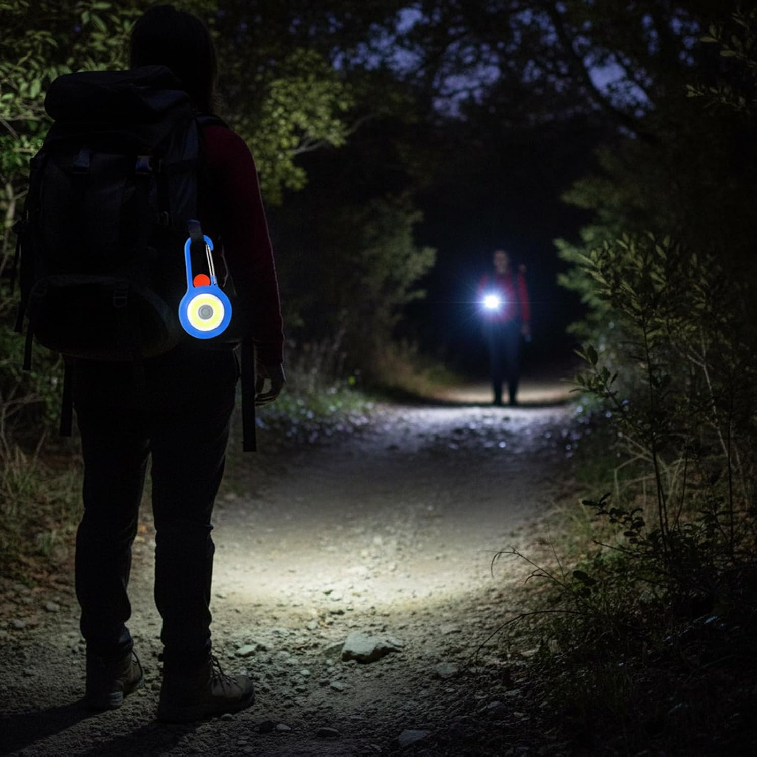 Luces de Llavero portátiles con Gancho para Colgar Mochila. - Imagen 4