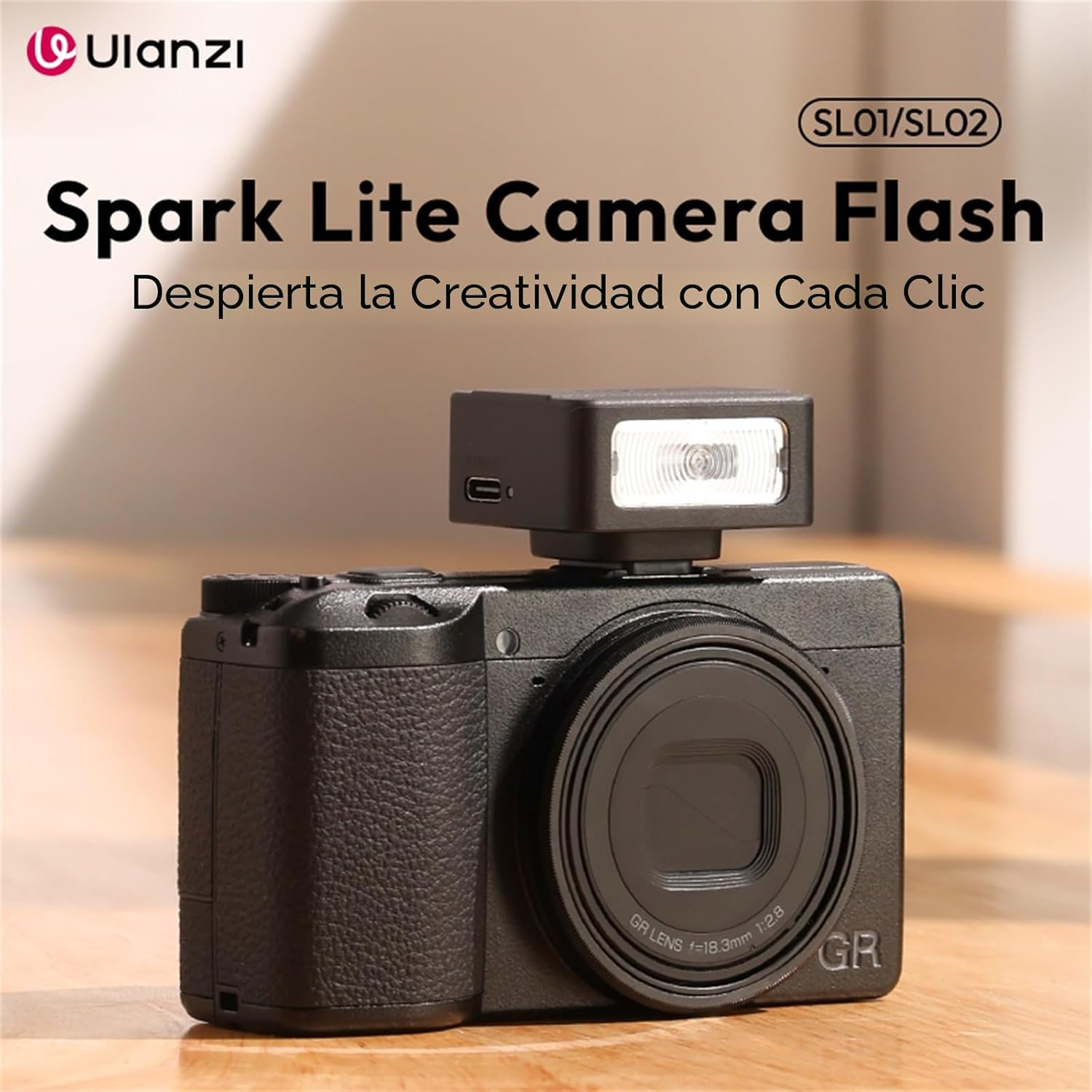 Ulanzi SL01 Mini Flash Speedlite en cámara GN8 6500K para Sony Canon Nikon. - Imagen 4
