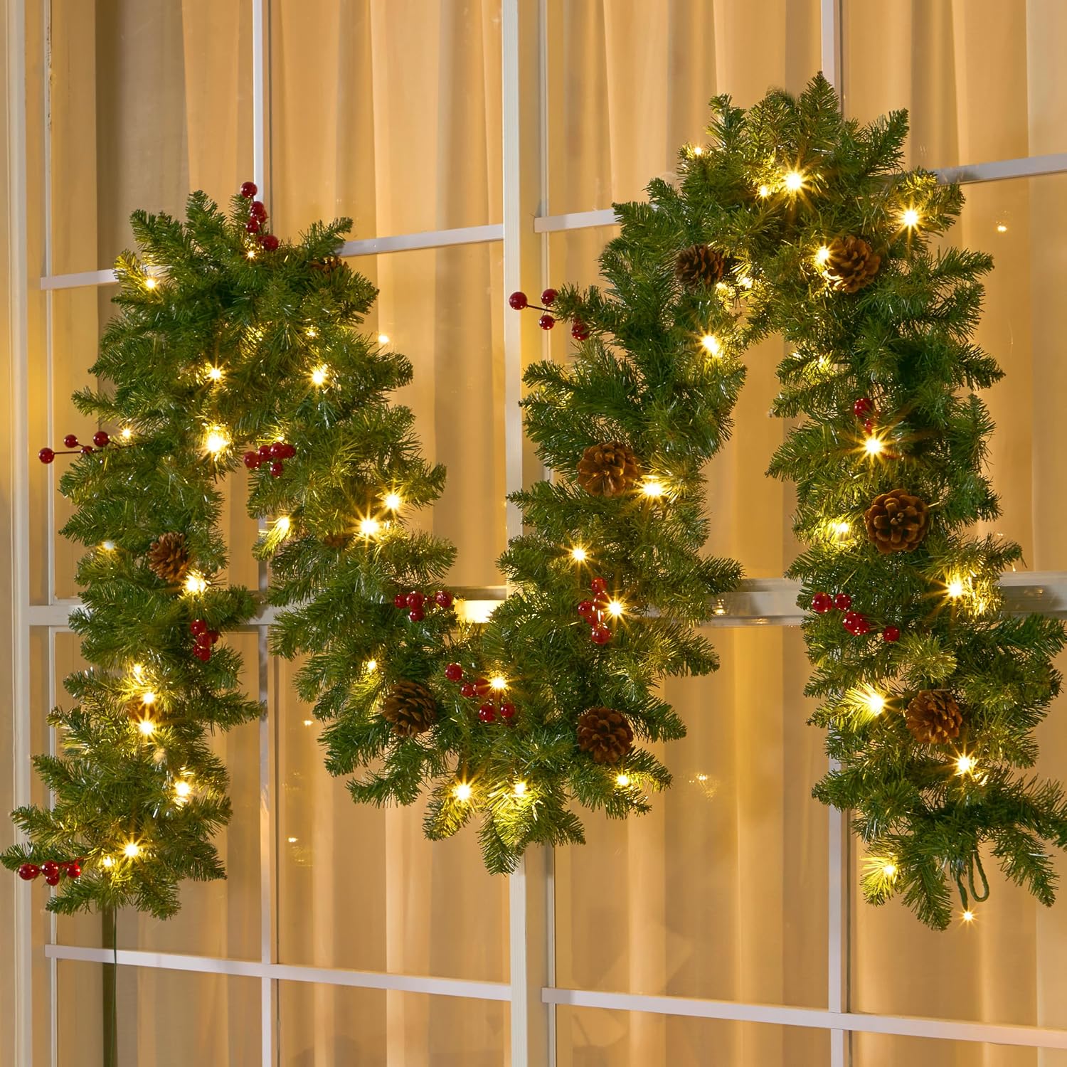 Guirnalda de Navidad Decoración Led para Árbol Artificial Premium 100 Luces LED.Guirnalda de Navidad Decoración Led para Árbol Artificial Premium 100 Luces LED. - Imagen 5