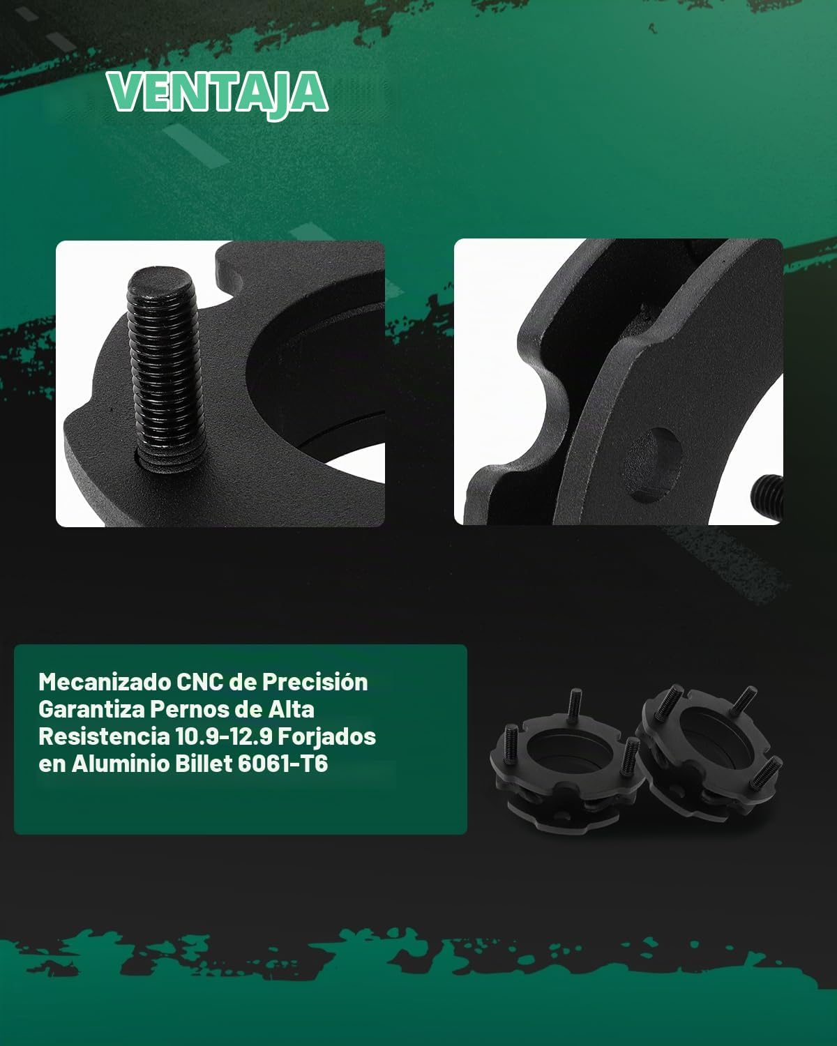 SCITOO Kit de elevación de nivelación frontal de 2 pulgadas Compatible con GMC Canyon 2015-2021. - Imagen 3
