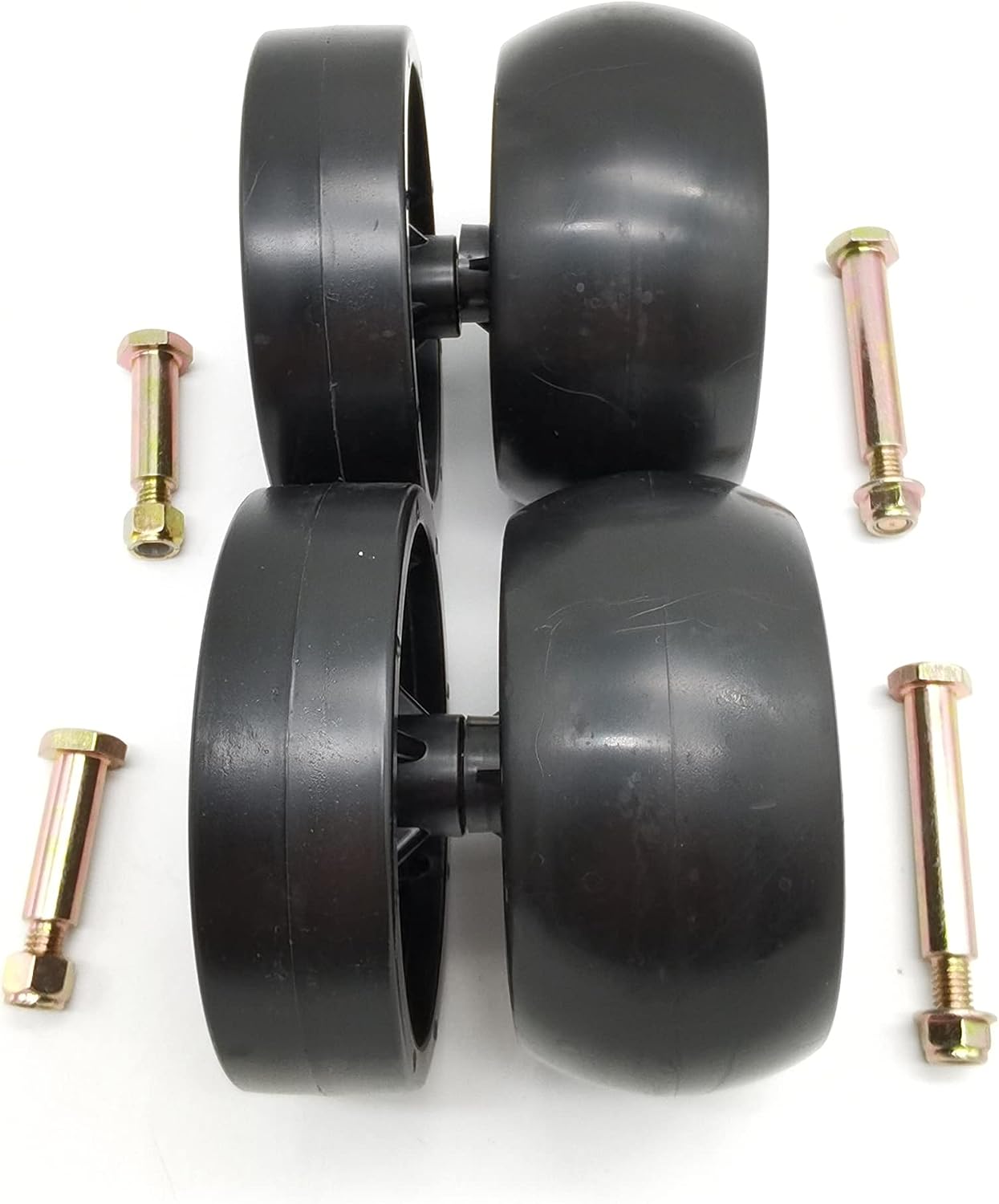 Deawater 4pcs Ruedas de cubierta (5") con tornillos tuercas. - Imagen 3