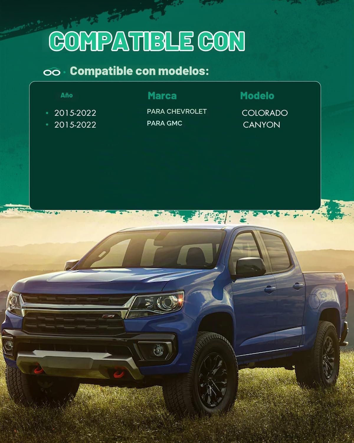 SCITOO Kit de elevación de nivelación frontal de 2 pulgadas Compatible con GMC Canyon 2015-2021. - Imagen 4