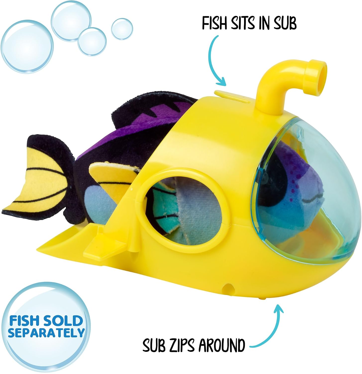 John Adams Zhu Zhu Pets | Zhu Zhu Aquarium Submarine Playset. - Imagen 4