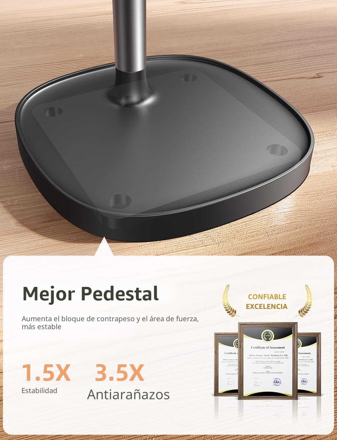 Soporte para teléfono móvil LISEN para escritorio, accesorios de decoración de oficina para hombres - Imagen 5