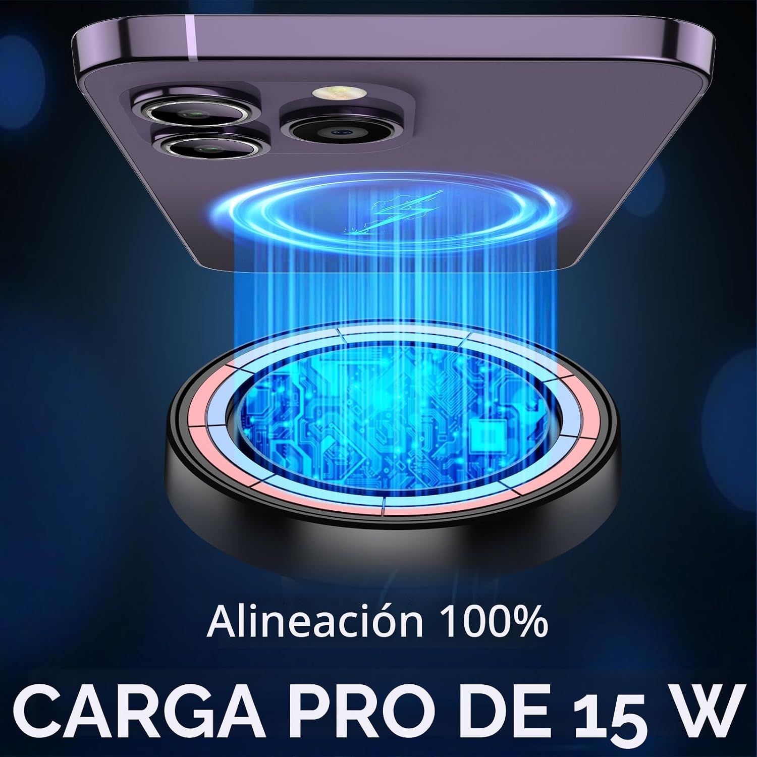 Coolpow Cargador de coche MagSafe Ultra Magnet: soportes magnéticos para teléfono para tu cargador - Imagen 3