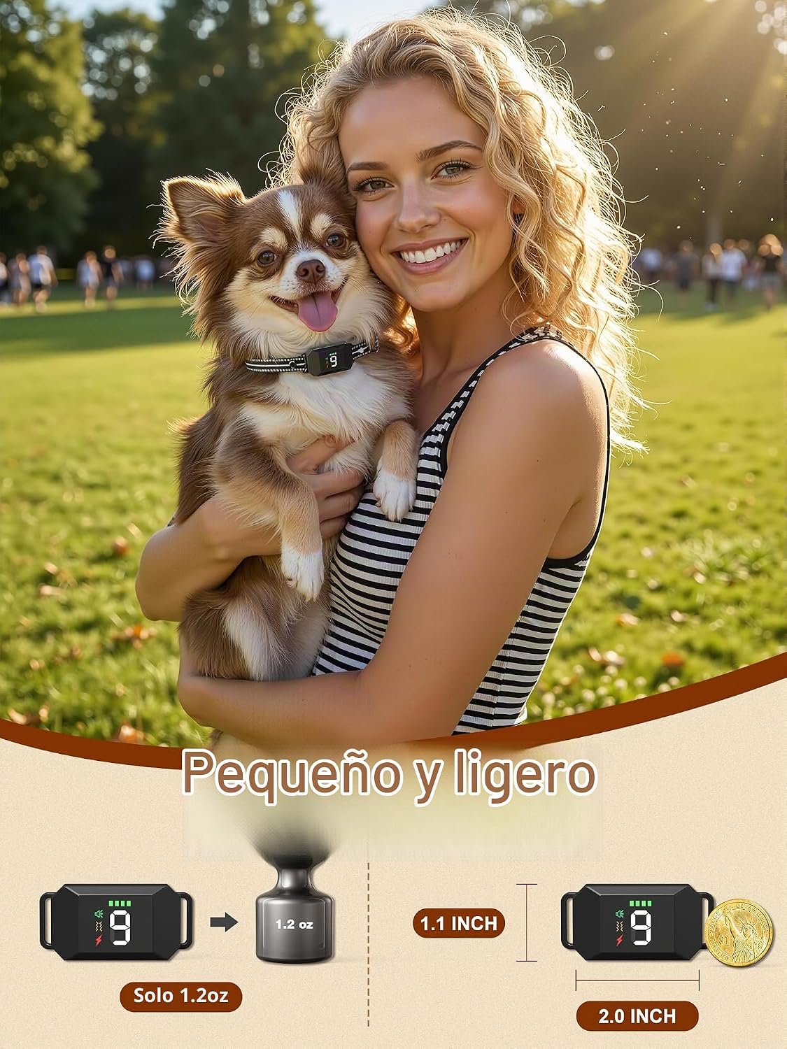 Collar de choque para perros pequeños, collar de entrenamiento. - Imagen 4