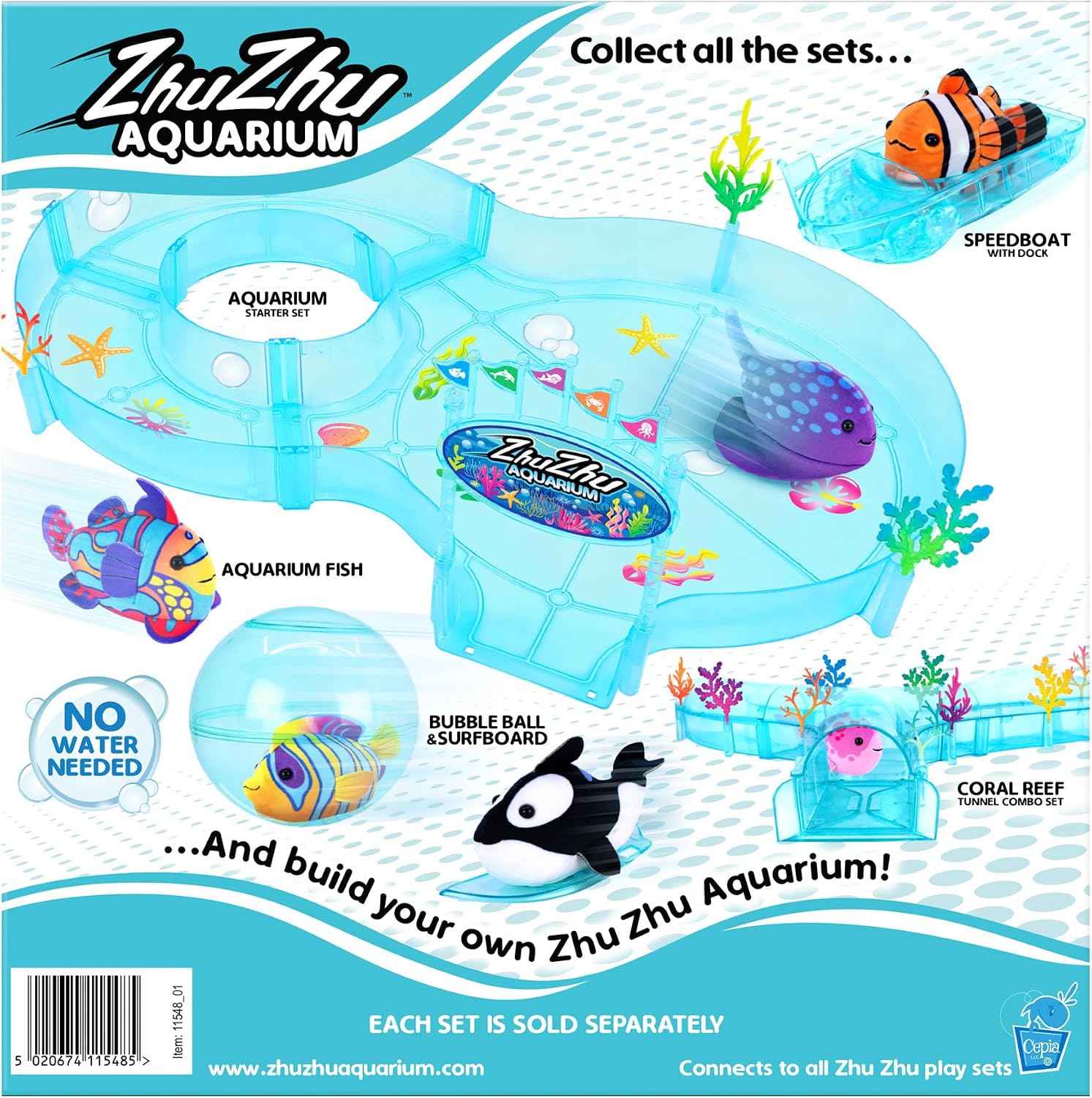 John Adams Zhu Zhu Pets | Zhu Zhu Aquarium Submarine Playset. - Imagen 3